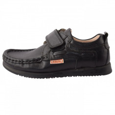 Pantofi copii, din piele naturala, Viva Bimba, 0-3-1, negru foto