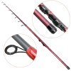 Lanseta Pescuit Baracuda Sniper 360, 3.6m, Carbon, 10-40g, Telescopica, Inele T-SIC, Usoara
