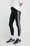 adidas Originals colanți 3 Stripes Tigh femei, culoarea negru, cu imprimeu IB7383