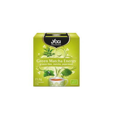 Ceai Verde Matcha Energy Bio 12 pliculete Yogi Tea foto