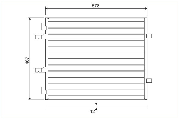 VALEO 814172 Condensator, climatizare
