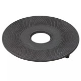 Suport din fonta pentru infuzoarele de ceai, diametru 17 x 2 cm, negru, Kinghoff