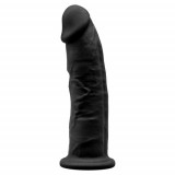 Realiste simple - SilexD Dildo Realist Gros din Silicon cu Densitate Dubla cu Ventuza 23 cm Negru