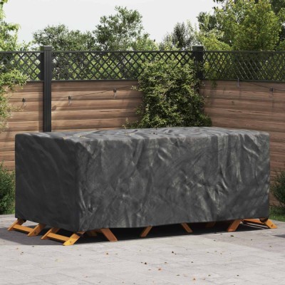 vidaXL Husă pentru mobilă Simplu Negru 240 x 110 x 70 cm 420D 4105805 foto