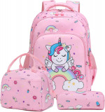 Wadalh rucsac fata unicorn scoala elementara rucsac fata Escol set sac