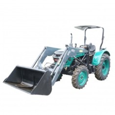 Tractor 60HP 4x4 semicabina cu incarcator frontal si cupa KONIG TRAKTOREN 604