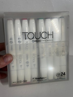 SET MARKERE ShinHan Art - TOUCH TWIN BRUSH - 24 buc - NOU ! foto