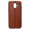 Husa telefon Silicon Samsung A6 2018 a600 Brown Leather