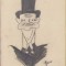 HST 166S Caricatura barbat anii 1930 Geo Dumitrescu semnata