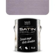 Vopsea decorativa Magic Efect Satin perlat 10 Burgundy Pearl 2.4 L+ TRAFALET GRATIS