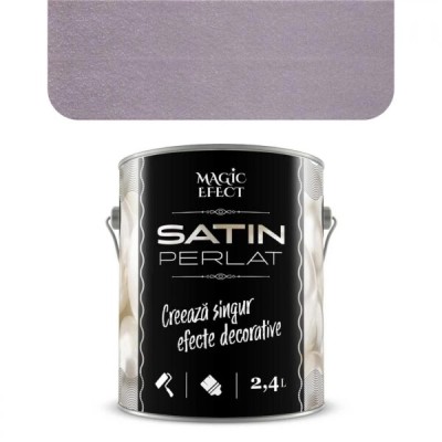 Vopsea decorativa Magic Efect Satin perlat 10 Burgundy Pearl 2.4 L+ TRAFALET GRATIS foto