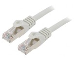 Patch cord S/FTP Cat6a Cu LSZH Gri 15m, Gembird
