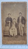 Fotografie carte-de-visite &ndash; A. Stromeyer &amp; J. Wolf &ndash; cca. 1870 &ndash; portret familie