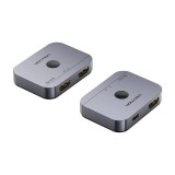 SWITCH/Splitter video Vention, HDMI(M) la 2 x HDMI(M), bi-directional, rezolutie 8K la 60Hz/4K la 120Hz, aliaj aluminiu, cablu USB-C alimentare inclus