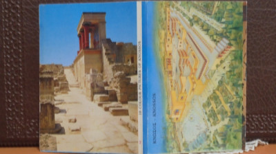 GRECIA - CRETA - 10 FOTOGRAFII ALE PALATULUI DIN KNOSSOS, EXTERIOR SI INTERIOR foto