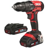 Skil 3010 AB + BR1E3107AA - Masina de gaurit si insurubat cu 1 acumulator Li-Ion 18 V 2 Ah 50 Nm + Acumulator Li-Ion 18 V 2 Ah