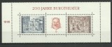 Austria 1976 - Aniversare Burgtheater, Teatrul, colita neuzata