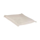 Cumpara ieftin Set 2 perne scaune textil crem 49x52x3 cm