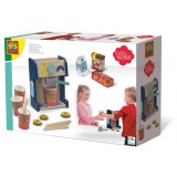 Set de joaca- Aparat de cafea din lemn cu acecsorii incluse,+3 ani, SES Creative