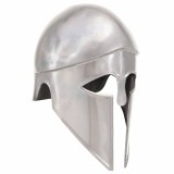 Cumpara ieftin Coif razboinic grec aspect antichizat joc de rol argintiu otel