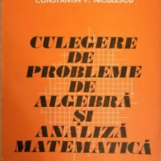 Culegere de probleme de algebra si analiza matematica, Alexandru Leonte