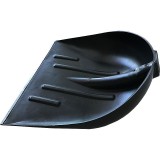 Lopata din plastic pentru zapada, dimensiuni 400x390 mm, fara coada, DSH, 486708