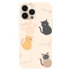 Husa compatibila cu Apple iPhone 11 model Meow pattern, Silicon, TPU, Viceversa, Transparent, Carcasa