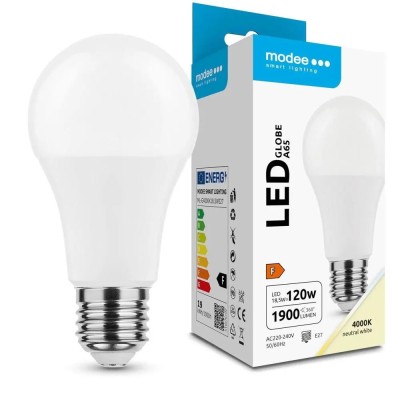 Bec LED Modee A65 E27 18.5W 230V 1900lm lumina alb naturala ML-G4000K18,5WE27 foto