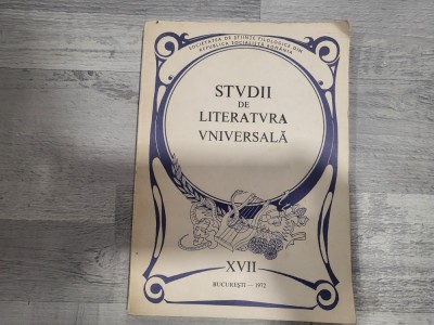 Studii de literatura universala foto