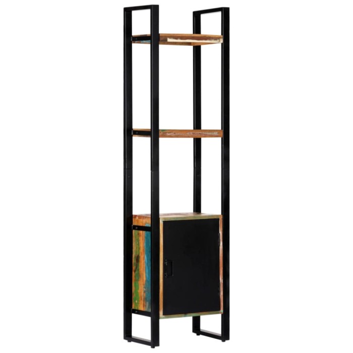 Gossi biblioteca, 45 x 30 x 171 cm, lemn masiv reciclat