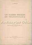 Les Classes Sociales En Transylvanie - I. Craciun - 1940