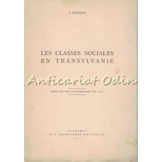 Les Classes Sociales En Transylvanie - I. Craciun - 1940