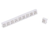 Marcaj Alb 4.5mm 250buc PCV
