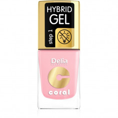 Delia Cosmetics Coral Nail Enamel Hybrid Gel lac de unghii sub forma de gel culoare 04 11 ml