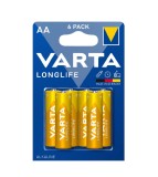Set de 6 baterii Varta Longlife LR6/AA 4106