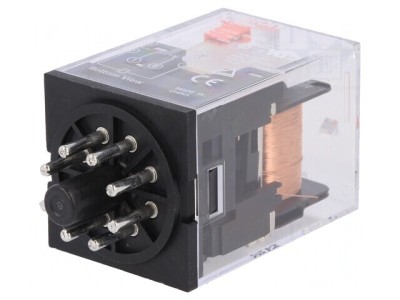 Releu Electromagnetic DPDT 230V 10A foto