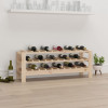 VidaXL Suport de vinuri, 109,5x30x42 cm, lemn masiv de pin