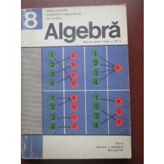 Algebra- Manual pentru clasa a VIII-a