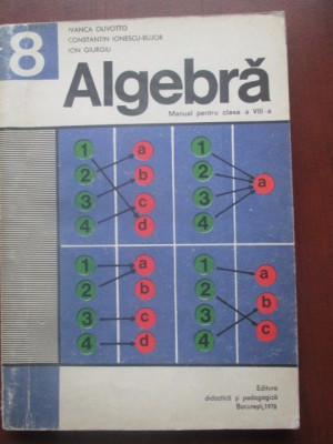 Algebra- Manual pentru clasa a VIII-a foto