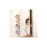 Cumpara ieftin Sticker Perete Autocolant cu Centimetru Copii, Animale din Jungla, 90x30 - 090789