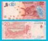 Argentina 20 Pesos 2017 &#039;Guanaco&#039; UNC serie: 629404xx B p#361