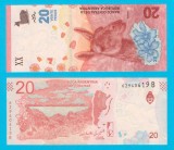 Argentina 20 Pesos 2017 &#039;Guanaco&#039; UNC serie: 629404xx B p#361