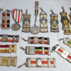 Colectie decoratii militare placate argint - Primul & al doilea razboi mondial