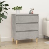 Servantă, gri beton, 60x35x70 cm, lemn prelucrat