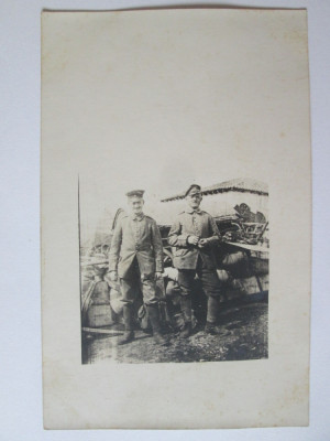 Fotografie model carte postala soldați germani WWI foto