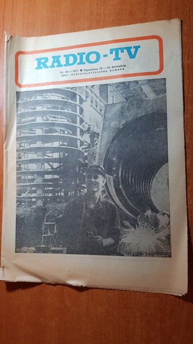 revista radio-tv saptamana 18-24 decembrie 1977
