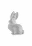 Figurina iepure pentru activitati crafts,polistiren,6cm,10 bucati set