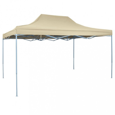 42511 Foldable Tent Pop-Up 3x4,5 m Cream White foto