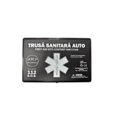 Trusa Medicala Auto de Prim Ajutor, Cutie Plastic, Omologata RAR, Marca ART