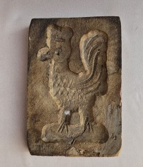 VECHE MATRITA DIN LEMN PENTRU TURTA DULCE SAU PENTRU DECOR, SCULPTATA MANUAL